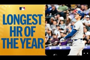 Shohei Ohtani écrase le plus long circuit de l'année 🔥 (476 PIEDS !) |