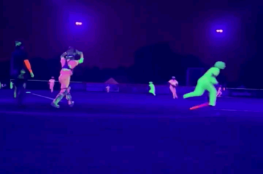 Jusqu'à présent, le « Cosmic Baseball » est une réalité. Tri-City Chili Peppers de la Coastal Plain League.