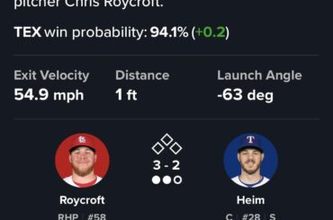 Le single le plus court de l’histoire du baseball ?