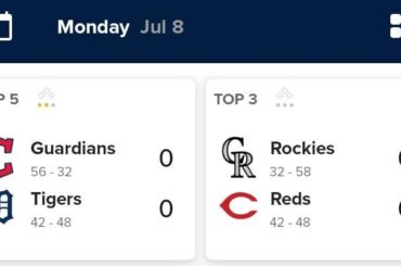 C'est la nouvelle MLB. (Comme vous pouvez le voir, une soirée palpitante se déroule actuellement.)