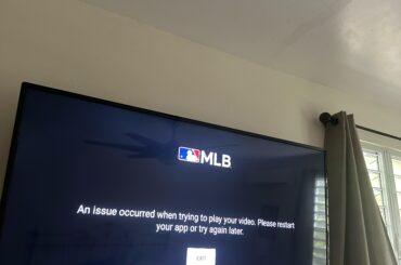 Est-ce que quelqu'un reçoit ça sur l'application TV MLB ?