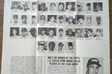 Nolan Ryan et Johnny Bench sur la même affiche de prospects miLB.