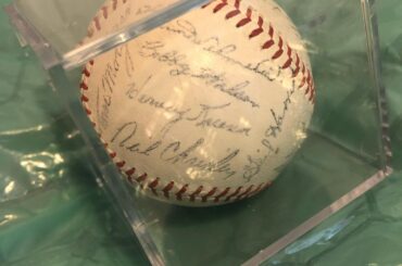 Signature du ballon des Detroit Tigers de 1959