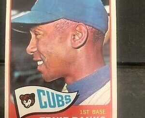 1965 TOPPS Ernie Banks #510 Milieu à haut Voir les photos