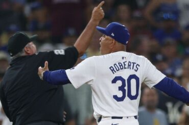 Dave Roberts estime que la décision « flagrante » de l'arbitre a coûté une défaite aux Dodgers