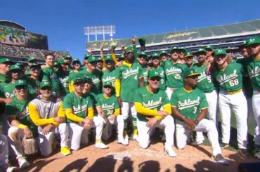 Au revoir, Oakland Athletics. Une dernière victoire.