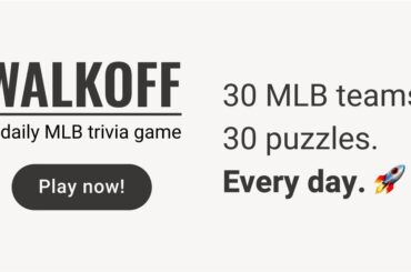 Mon pote a créé ce super jeu quotidien de la MLB. Jetez-y un œil.
