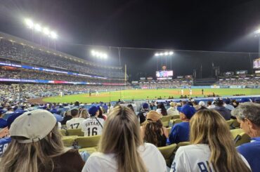 J'ai eu la chance de vivre une série PADRES/DODGERS au stade des Dodgers