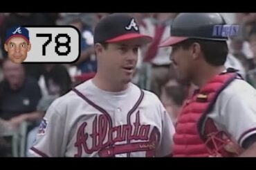 Chaque lancer du match complet de 78 lancers de Greg Maddux (22/07/1997)