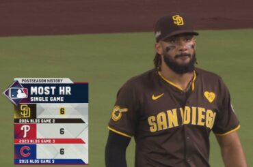 (Talkin Baseball) Les Padres ont égalé le record des séries éliminatoires avec six circuits en un seul match