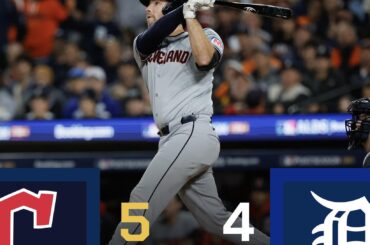 FINALE : Les Cleveland Guardians remportent le quatrième match de la série ALDS 2024.