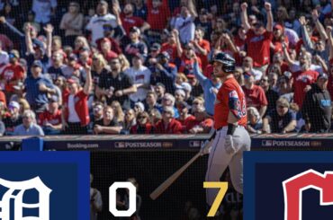FINALE : Les Cleveland Guardians remportent le premier match de la série ALDS 2024.