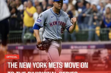 OFFICIEL : Les Mets de New York se sont qualifiés pour la NLDS, éliminant les Brewers de Milwaukee.