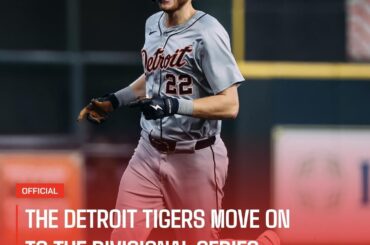 OFFICIEL : Les Tigers de Détroit se sont qualifiés pour l'ALDS, éliminant les Astros de Houston.