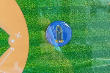 En me promenant dans le centre-ville, j'ai vu cette exposition : The MLB Final Four