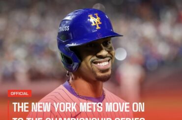 OFFICIEL : Les Mets de New York se sont qualifiés pour le NLCS, éliminant leur rival, les Phillies de Philadelphie.
