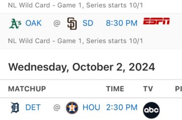 Espn a le premier jeu des A à la place des Braves.