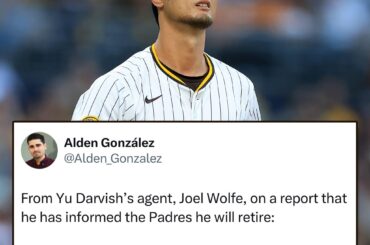 La décision de Yu Darvish de prendre sa retraite n'a pas encore été prise