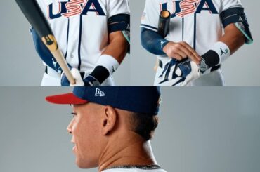 Aaron Judge dans son équipement Team USA pour la première fois (📸 : MLB The Show)