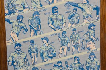 Impression risographique commémorative des Seattle Mariners 2025