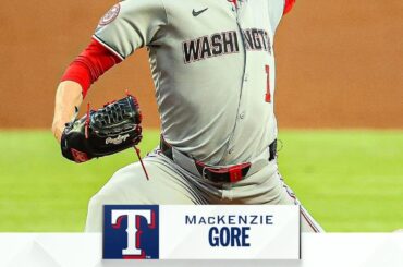 Les Rangers auraient acquis le LHP MacKenzie Gore des Nationals, selon Jon Heyman, initié du réseau MLB. MacKenzie Gore est-il l'as dont le Texas a besoin ?