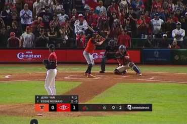 Dans la Winter League dominicaine, le lanceur des Leones del Escogido, Jefry Yan, a explosé de joie.