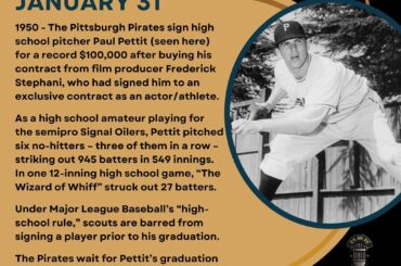 En ce jour de l’histoire du baseball – le 31 janvier