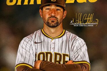 (Padres) Bienvenue à San Diego, Nick ! Nous avons signé un contrat d'un an avec le voltigeur Nick Castellanos pour la saison 2026.