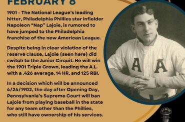 En ce jour de l'histoire du baseball – le 8 février