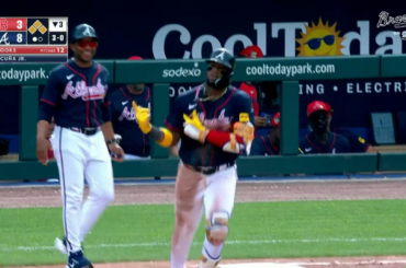 (Point culminant) Le premier home run de Ronald Acuña Jr. à l'entraînement de printemps est un grand chelem