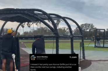 L'espoir numéro 1, Konnor Griffin, aurait pu heurter une voiture hier lors de sa séance BP