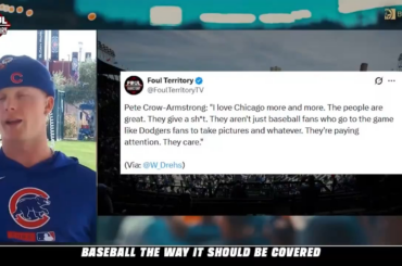 Pete Crow-Armstrong clarifie ses commentaires sur les fans des Dodgers : "Ils (les fans) vont par phases. Tous les fans se battent, mais ils mettent le fan des Giants dans le coma. Cela m'est resté quand j'étais enfant. Juste de petites choses, assis dans les gradins, des trucs désagréables se passent."