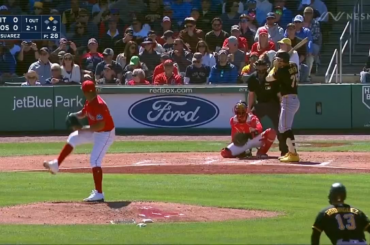 L'espoir n°1 Konnor Griffin réussit son premier home run à l'entraînement de printemps