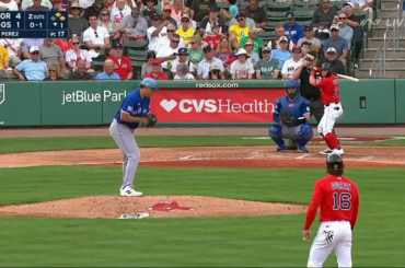 "Caleb Durbin a frappé pour la première fois dans un uniforme des Red Sox et marque Duran". 26 🎂