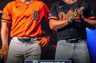 Les Tigers de Détroit dévoilent deux nouveaux uniformes alternatifs. (Les oranges seront portés à la maison et les bleu marine sur la route.)