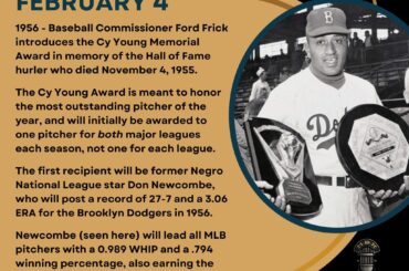 En ce jour de l'histoire du baseball – le 4 février