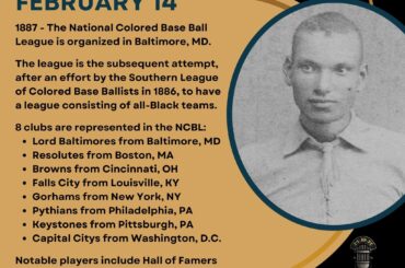 En ce jour de l’histoire du baseball – le 14 février
