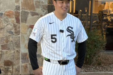 Munetaka Murakami dans son uniforme des White Sox