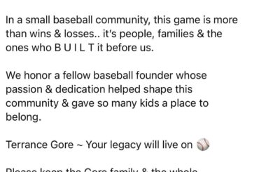 Terrance Gore serait décédé à 34 ans des suites de complications inattendues lors d'une opération de routine.