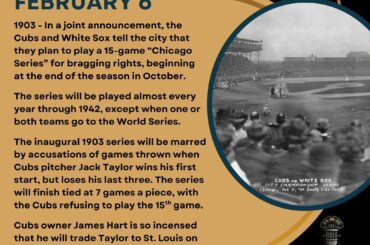 En ce jour de l’histoire du baseball – le 6 février