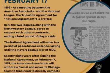 En ce jour de l’histoire du baseball – le 17 février