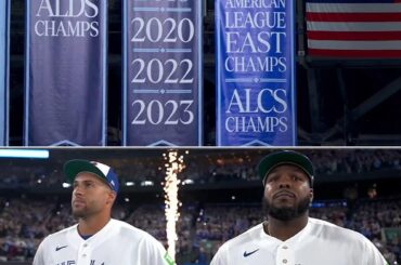 Les Blue Jays dévoilent leur bannière AL East et ALCS Champion 2025