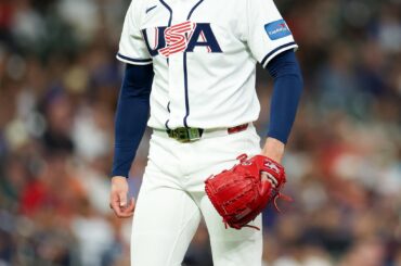 (USABaseball) Mason Miller a lancé 35 lancers à plus de 100 mph lors de la Classique mondiale de baseball 2026. C'est plus que tous les autres lanceurs du WBC réunis 🔥
