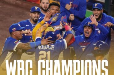 (FINALE) L'ÉQUIPE VENEZUELA SONT VOS CHAMPIONS DU MONDE DE BASEBALL CLASSIQUE 2026 !!!