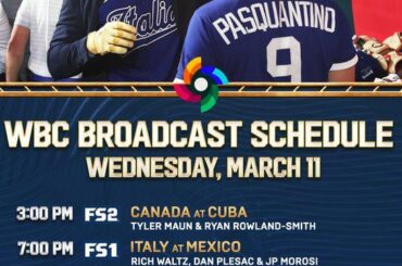 FOX a annoncé que Italie contre Mexique sera désormais diffusé sur FS1 ce soir. La République Dominicaine contre le Venezuela a été déplacée à Tubi