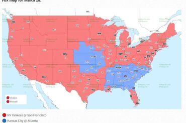 Carte de diffusion Fox : samedi 28/03