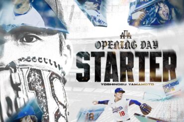 (Dodgers) Votre starter #OpeningDayLA, Yoshinobu Yamamoto !