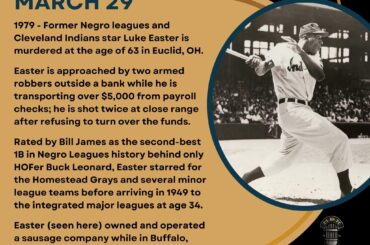 En ce jour de l'histoire du baseball - le 29 mars