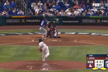 (Point culminant) WILYER ABREU FRAPPE UN HOMÈRE DE TROIS POINTS POUR DONNER L'AVANCE AU VENEZUELA !!!