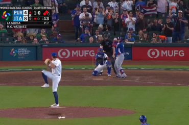 (Point culminant) Christian Vázquez réalise deux points et l'équipe de Porto Rico réalise un match à 2 points !